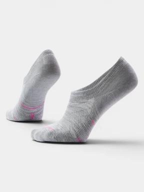 Smartwool Women's Run Zero Cushion No Show Socks női sportzokni szürke színben 1
