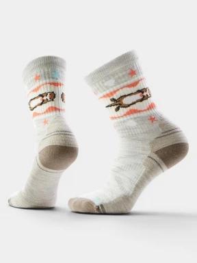 Smartwool Women's Hike Light Cushion Otter Float C női túrazokni homok színben 1