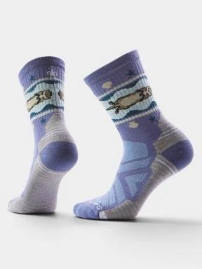 Smartwool Women's Hike Light Cushion Otter Float C női túrazokni lila színben 1