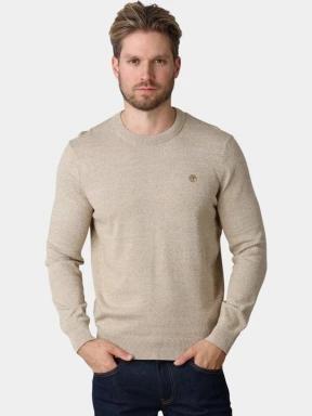Timberland Williams River Cotton Crew Neck Sweate férfi kötött pulóver szürke színben 1