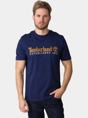 Timberland Established 1973 SS Embroidered Tee férfi rövid ujjú póló sötétkék színben 1
