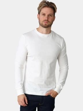 Timberland Dunstan River Tree Embroidered LS Tee férfi hosszú ujjú póló fehér színben 1