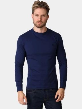 Timberland Dunstan River Tree Embroidered LS Tee férfi hosszú ujjú póló sötétkék színben 1
