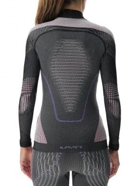 UYN UYN WOMAN EVOLUTYON UW SHIRT LG_SL.TURTLE NECK MELANGE női aláöltöző felső szürke színben 3