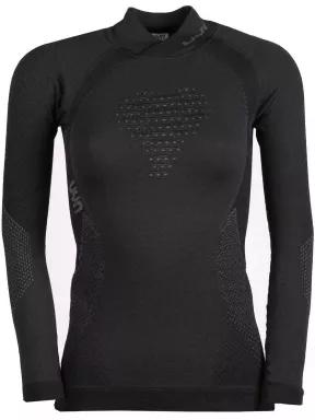 UYN Lady Fusyon Uw Shirt Lg Sl Turtleneck női aláöltöző felső fekete színben 1