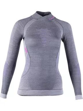 UYN Lady Fusyon Uw Shirt Lg Sl Turtleneck női aláöltöző felső szürke színben 1
