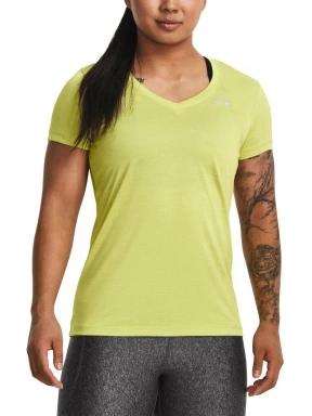 Under Armour Tech Ssv - Twist női rövid ujjú sport póló sárga színben 1