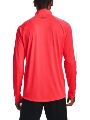 Under Armour Ua Tech 2.0 1/2 Zip férfi hosszú ujjú sport póló piros színben 3