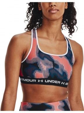 Under Armour Ua Crossback Mid Print női sportmelltartó multikolor színben 1