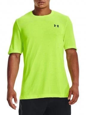 Under Armour Ua Seamless Ss férfi rövid ujjú sport póló zöld színben 1
