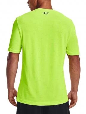 Under Armour Ua Seamless Ss férfi rövid ujjú sport póló zöld színben 3