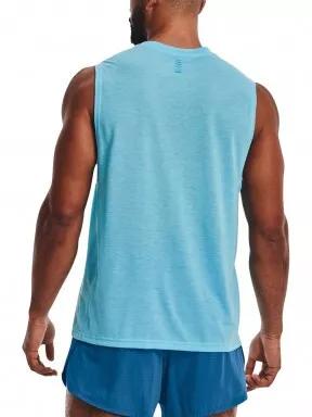 Under Armour UA Breeze 2.0 Trail Tank férfi atléta világoskék színben 3