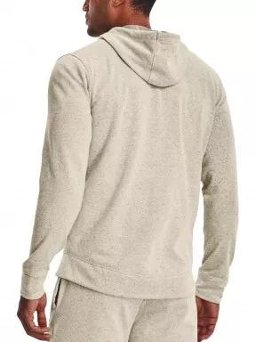 Under Armour UA Rival Try Athlc Dep FZ HD férfi kapucnis pulóver homok színben 3