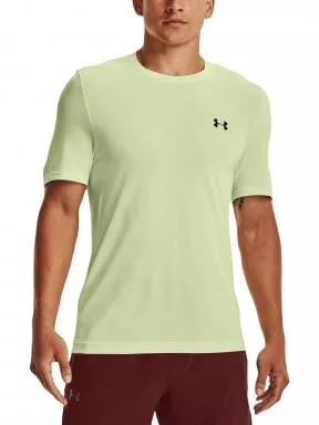 Under Armour Ua Seamless Radial Ss férfi rövid ujjú sport póló zöld színben 1