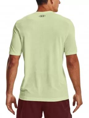 Under Armour Ua Seamless Radial Ss férfi rövid ujjú sport póló zöld színben 3