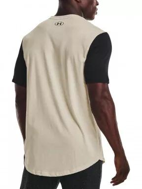 Under Armour UA ATH DEPT CLRBLK SS férfi rövid ujjú póló homok színben 3