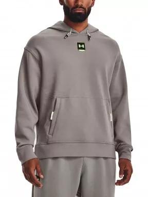 Under Armour Ua Summit Knit Hoodie férfi kapucnis pulóver szürke színben 1