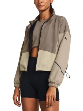 Under Armour Unstoppable Jacket női futódzseki homok színben 1