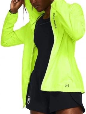 Under Armour UA Outrun The Storm Jkt női futódzseki sárga színben 1