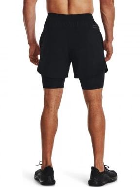 Under Armour UA Peak Woven 2in1 Sts férfi sport rövidnadrág fekete színben 3