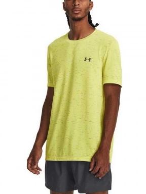Under Armour Ua Seamless Novelty Ss férfi rövid ujjú sport póló sárga színben 1