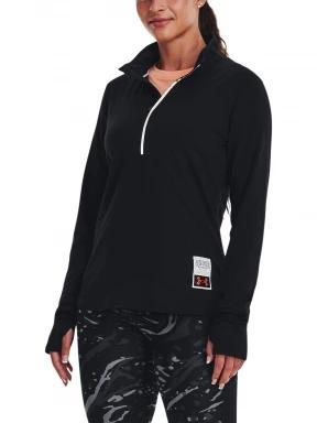 Under Armour Ua Run Like A Half Zip női hosszú ujjú póló fekete színben 1