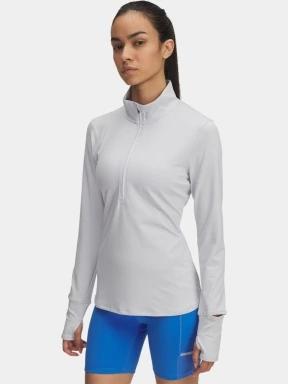 Under Armour UA Launch Pro Half Zip női hosszú ujjú sport póló szürke színben 1