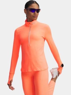 Under Armour UA Launch Pro Half Zip férfi hosszú ujjú sport póló narancssárga színben 1