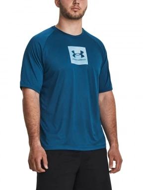 Under Armour UA Tech Prt Fill SS férfi rövid ujjú sport póló kék színben 1