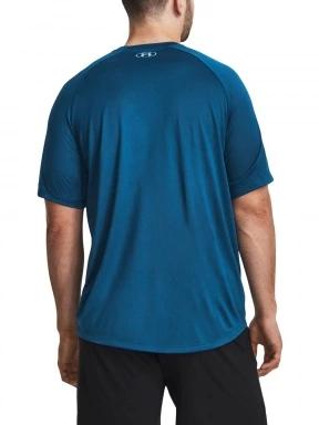 Under Armour UA Tech Prt Fill SS férfi rövid ujjú sport póló kék színben 3
