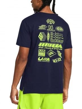 Under Armour UA Run Everywhere Wreath SS férfi rövid ujjú póló sötétkék színben 3