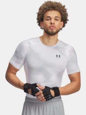 Under Armour UA HG Armour Printed SS férfi rövid ujjú sport póló szürke színben 1