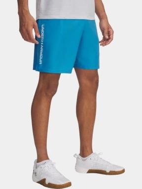 Under Armour UA Tech Woven Wordmark Short férfi sport rövidnadrág kék színben 1