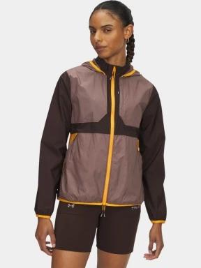 Under Armour UA Trail Run Jacket női futódzseki barna színben 1