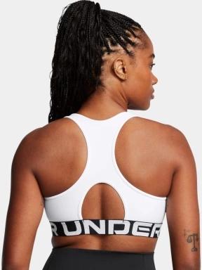 Under Armour UA HG Mid Branded női sportmelltartó fehér színben 3