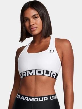 Under Armour UA HG Mid Branded női sportmelltartó fehér színben 1