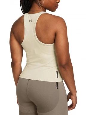 Under Armour Rush Seamless Tank női ujjatlan sport póló homok színben 3