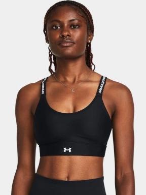 Under Armour UA Infinity Mid 2.0 Bra női sportmelltartó fekete színben 1