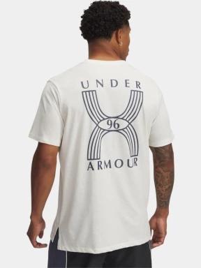 Under Armour UA Run 96 Shortsleeve férfi rövid ujjú sport póló fehér színben 3