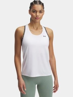 Under Armour Tech Knockout Tank női ujjatlan sport póló fehér színben 1