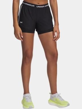 Under Armour Tech Play Up 2in1 Shorts női sport rövidnadrág fekete színben 1