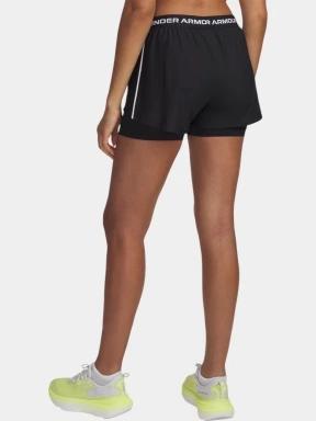 Under Armour Tech Play Up 2in1 Shorts női sport rövidnadrág fekete színben 3