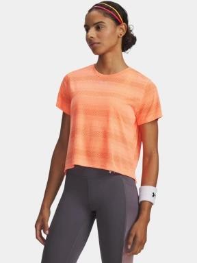 Under Armour UA Velociti Shortsleeve női rövid ujjú sport póló narancssárga színben 1