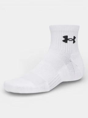 Under Armour UA Performance Cotton 3p Qtr sportzokni fehér színben 3