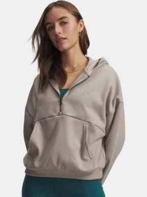 Under Armour UA Icon Fleece HZ Hoodie női kapucnis pulóver barna színben 1