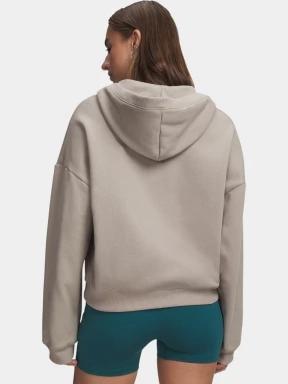Under Armour UA Icon Fleece HZ Hoodie női kapucnis pulóver barna színben 3