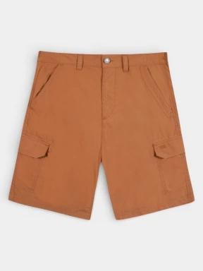 TBS Vidalber férfi oldalzsebes rövidnadrág barna színben 1