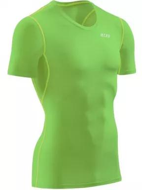 CEP CEP Wingtech Shirt Short Sleeve M férfi rövid ujjú sport póló zöld színben 1