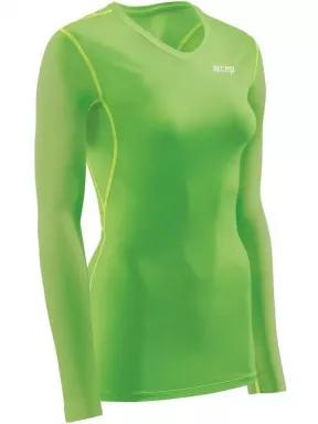 CEP CEP Wigtech Shirt Long Sleeve W női hosszú ujjú sport póló zöld színben 1