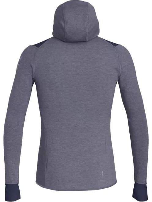 Salewa Puez 2 Dry M L/S Hood Fz Tee férfi pulóver szürke színben 5